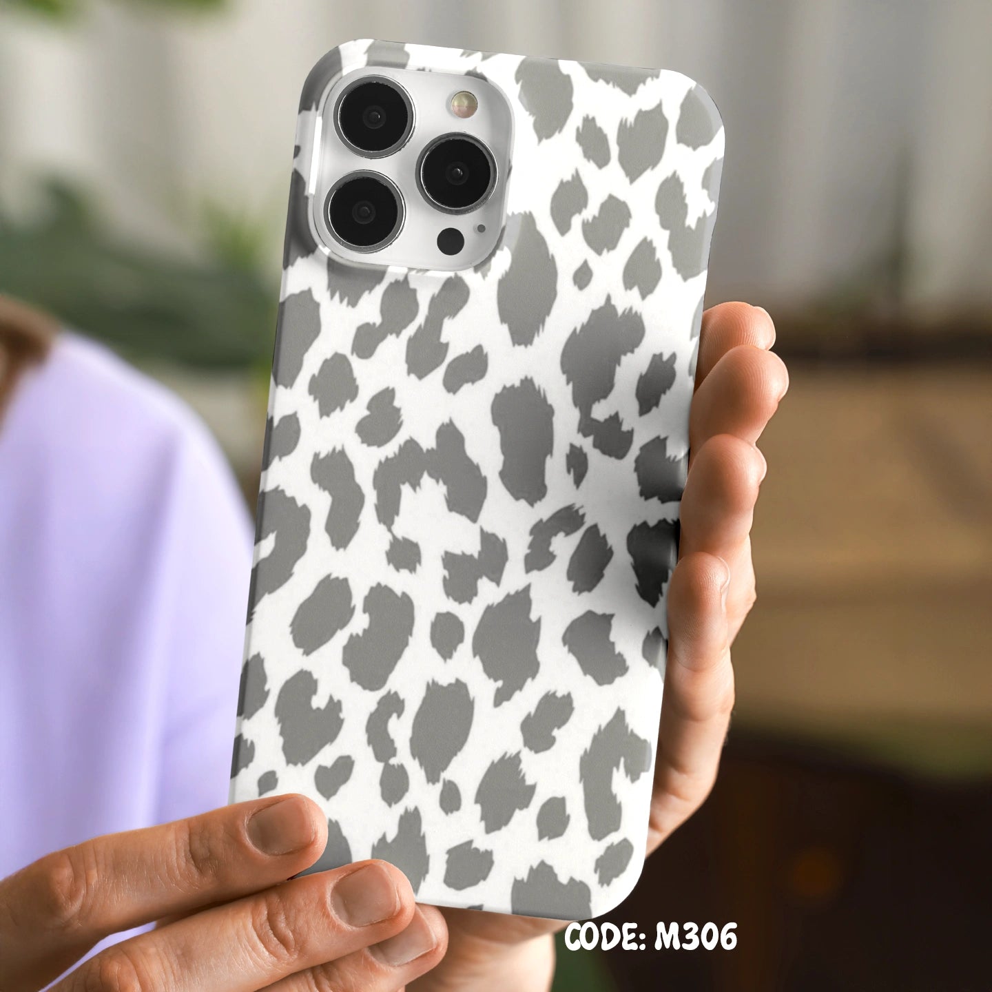 Grey Leopard Case