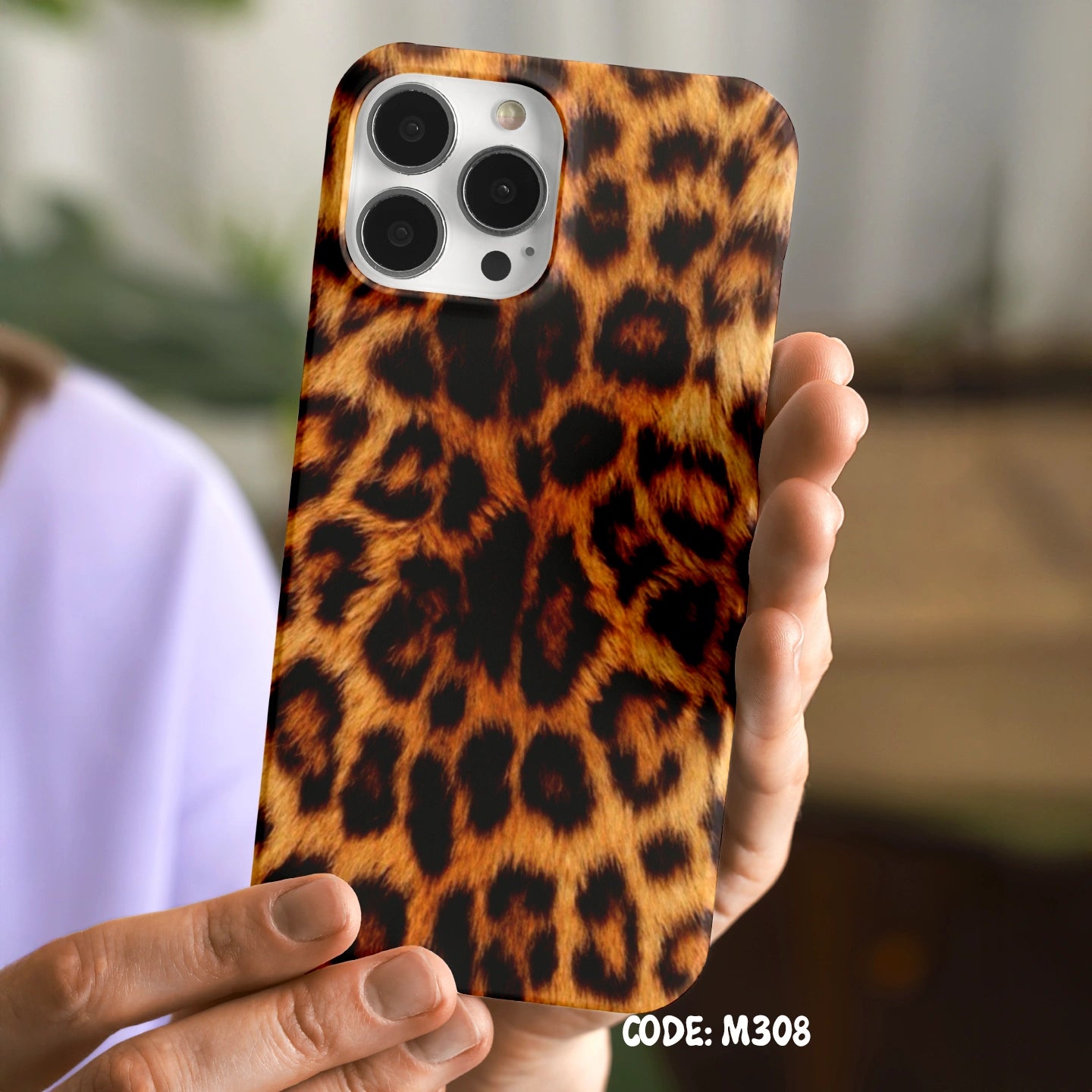 Amber Leopard Case