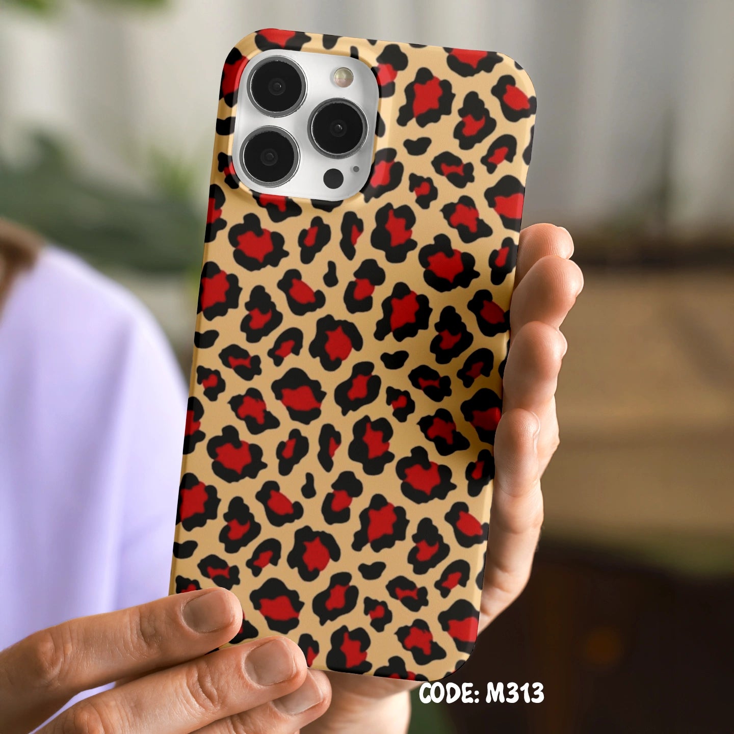 Cherry Leopard Case
