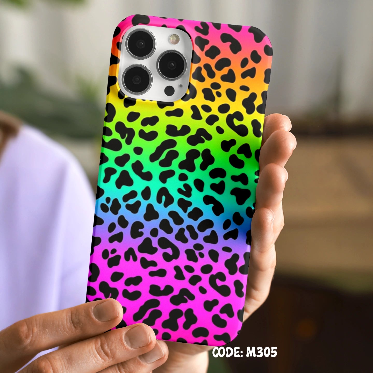 Neon Leopard Case