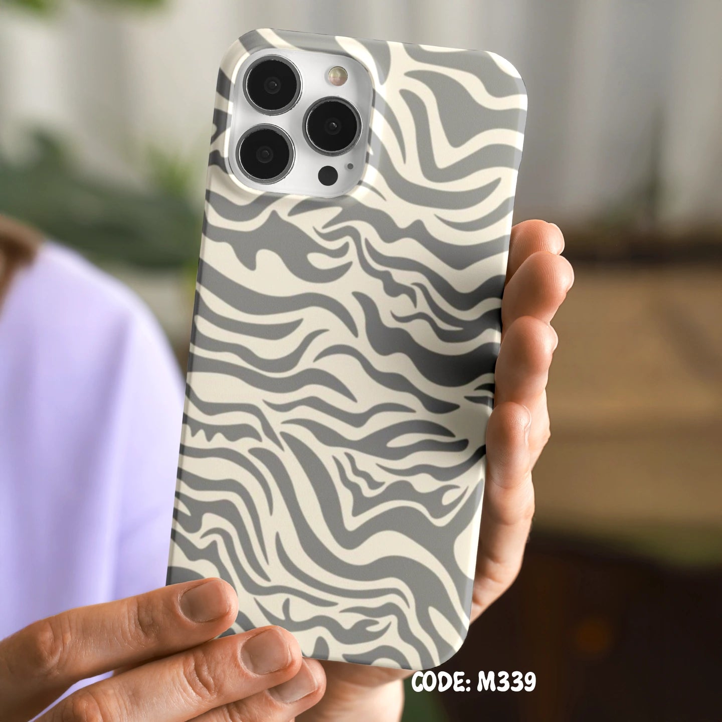 Grey Zebra Case