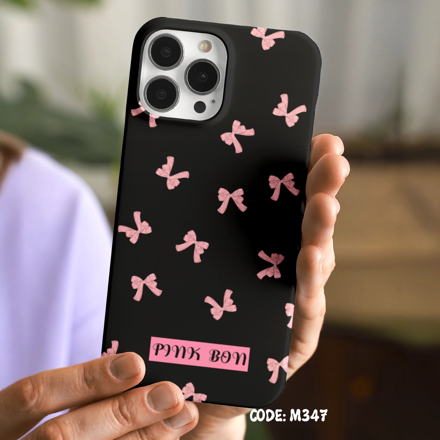 Pink Butterfly Night Case